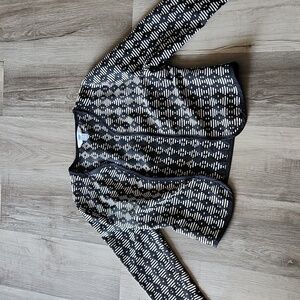 Old navy extra small black and white blazer